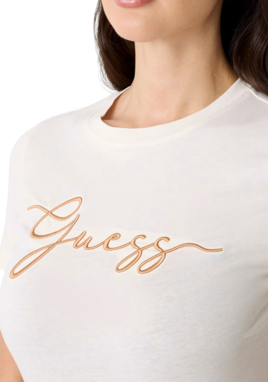 T-SHIRT E CANOTTE Panna/beige Guess