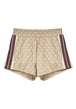PANTALONCINI Beige/bordeaux Guess