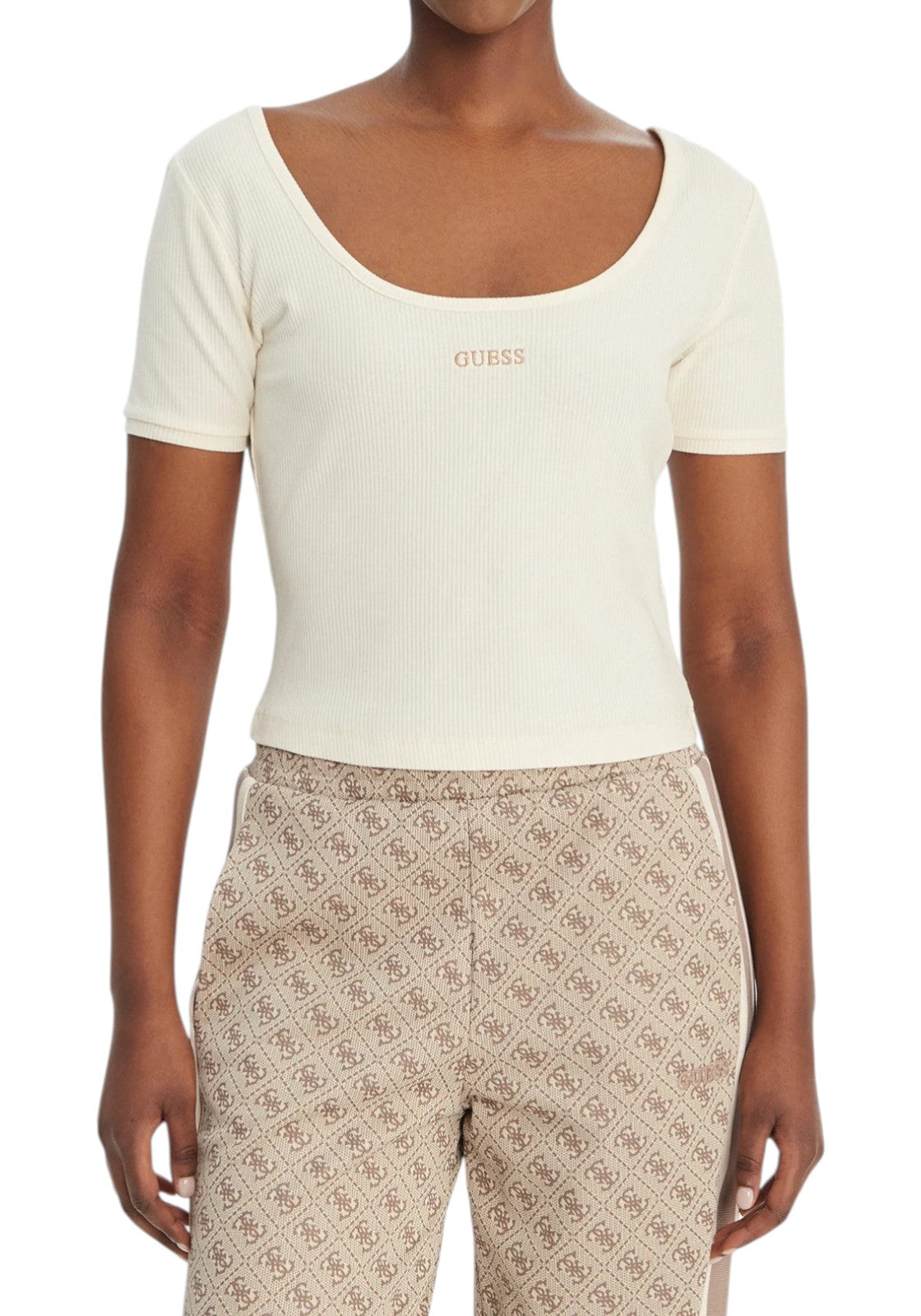 T-SHIRT E CANOTTE Panna Guess