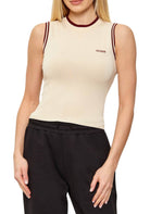 T-SHIRT E CANOTTE Beige/bordeaux Guess