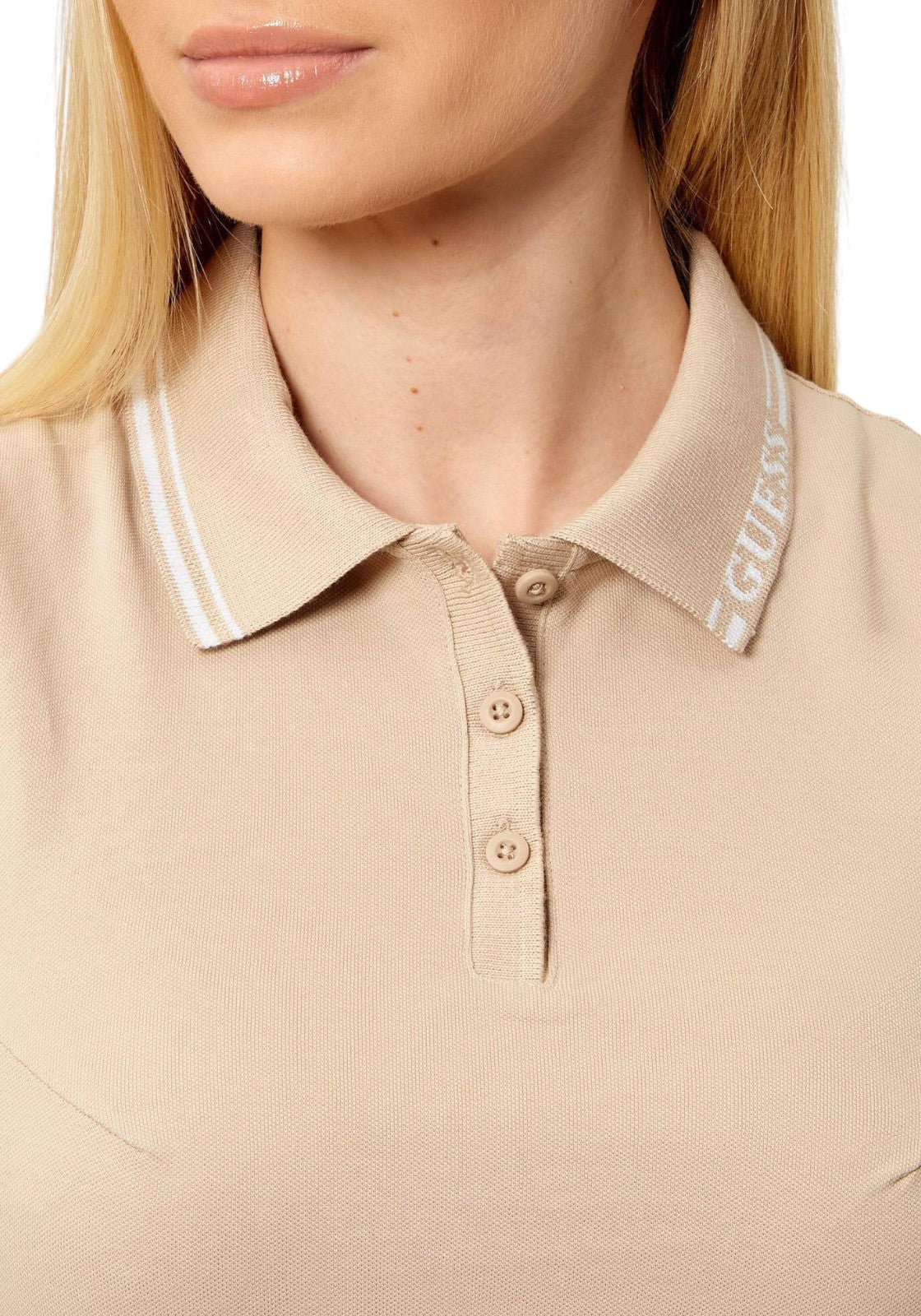 T-SHIRT E CANOTTE Beige/bianco Guess