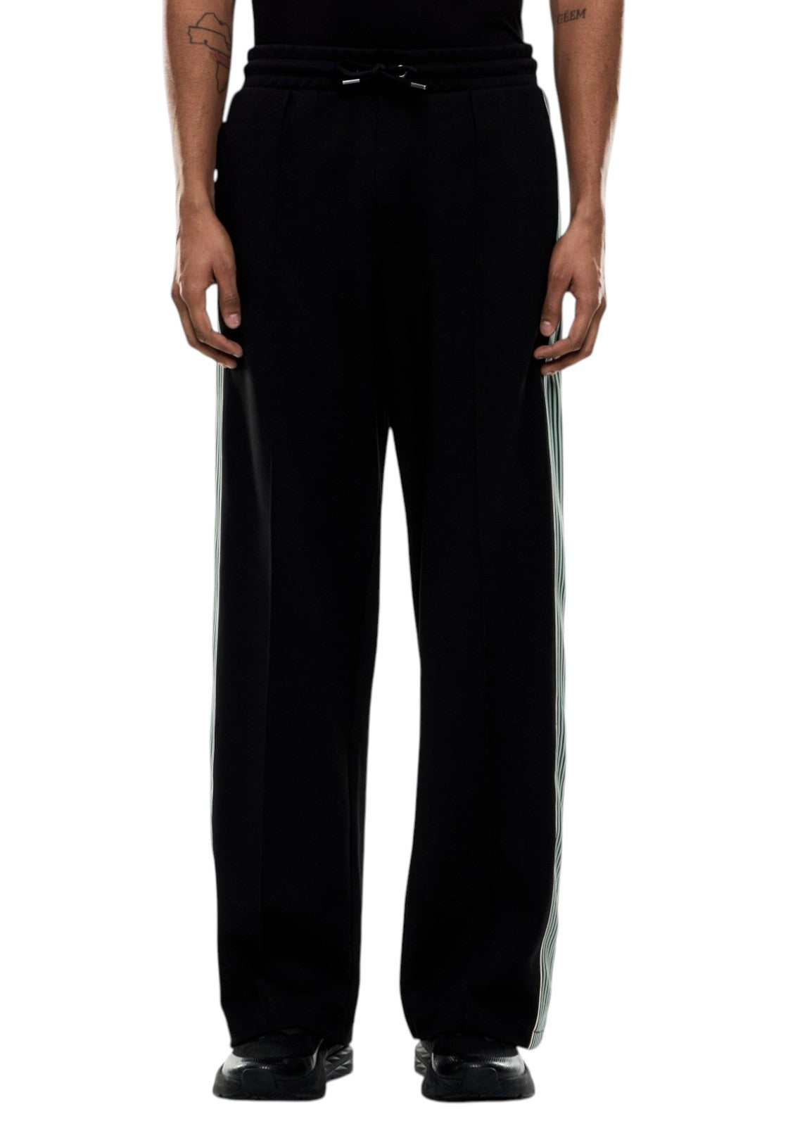 PANTALONI Nero/verde Ea7