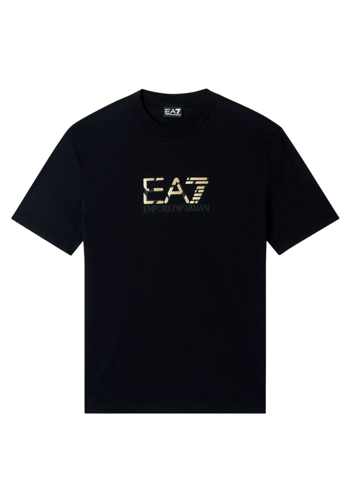 T-SHIRT E CANOTTE Nero/oro Ea7