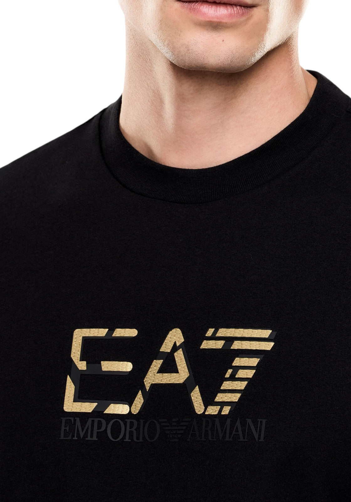 T-SHIRT E CANOTTE Nero/oro Ea7