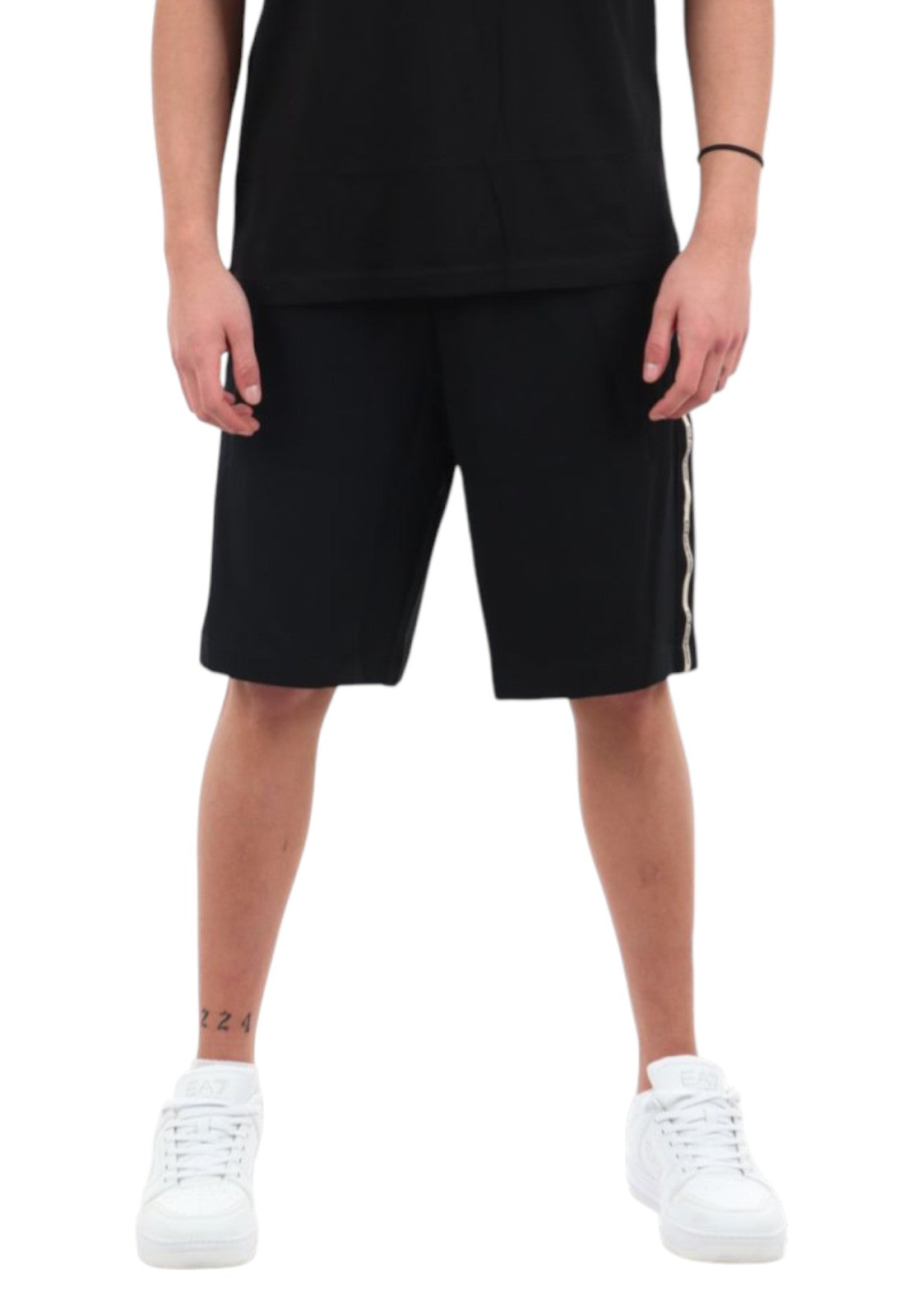 PANTALONCINI Nero/beige Ea7