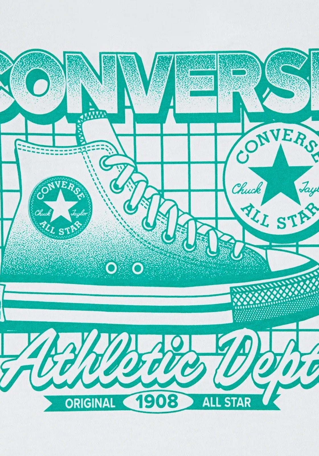 T-SHIRT E CANOTTE Bianco/verde Converse