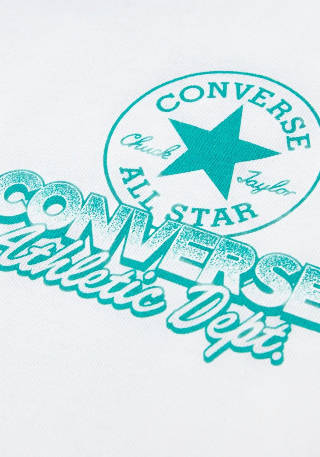 T-SHIRT E CANOTTE Bianco/verde Converse