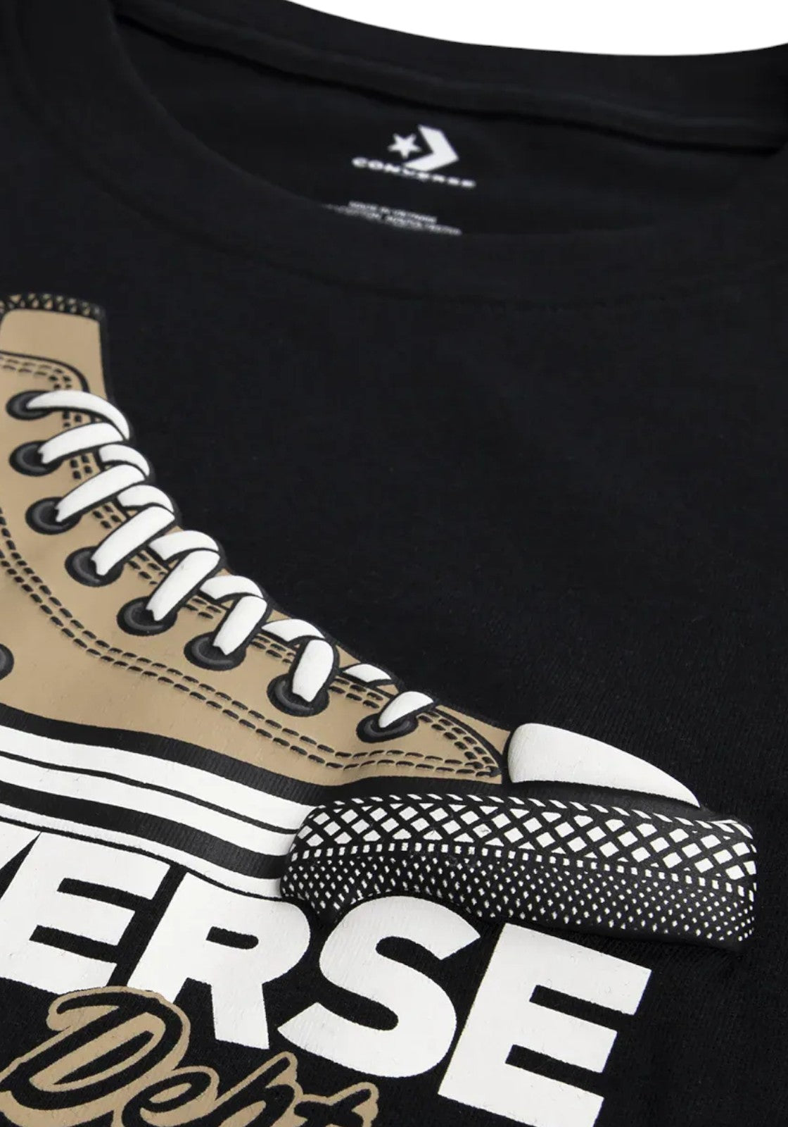 T-SHIRT E CANOTTE Nero/beige Converse