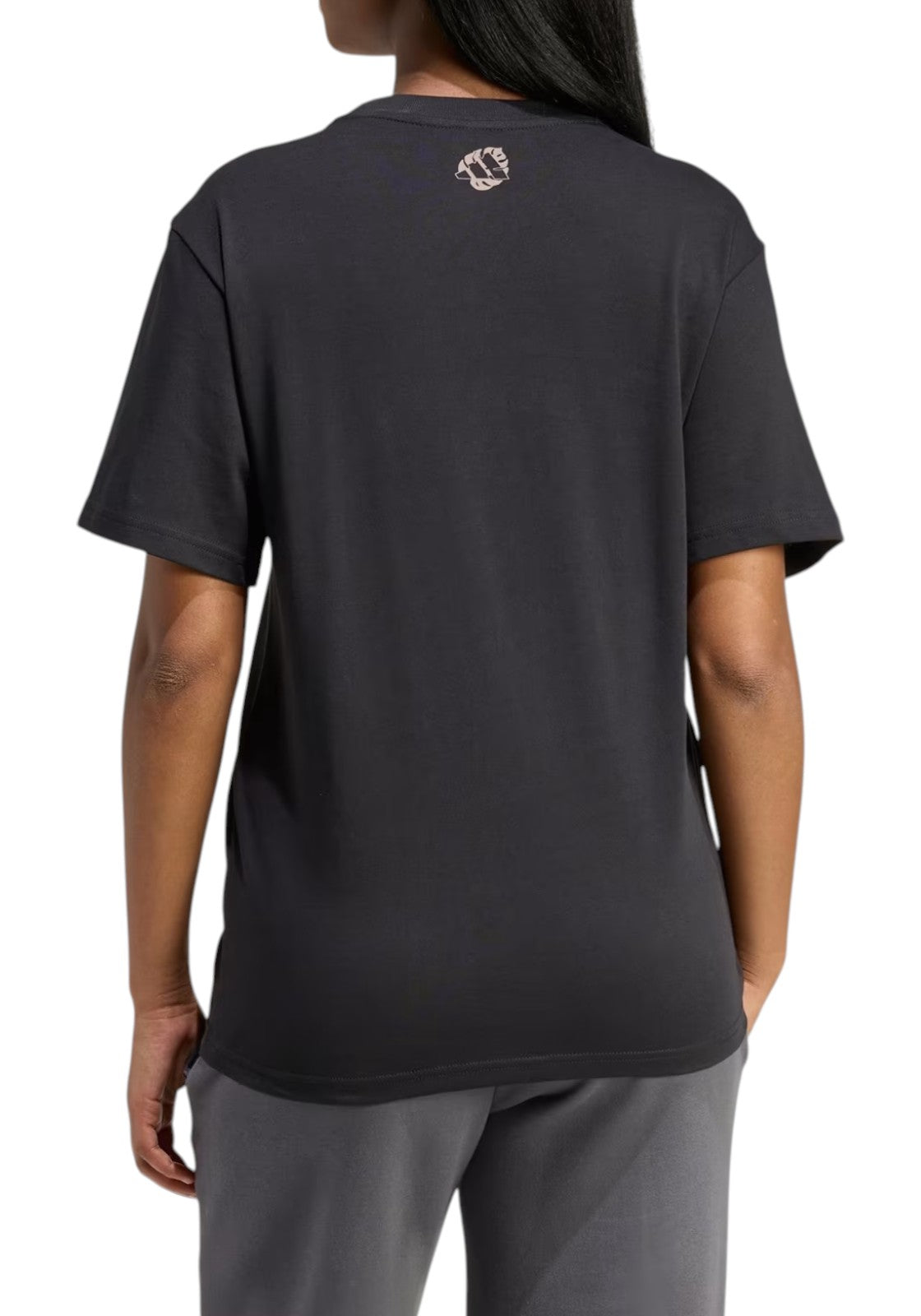 T-SHIRT E CANOTTE Nero/animalier Adidas