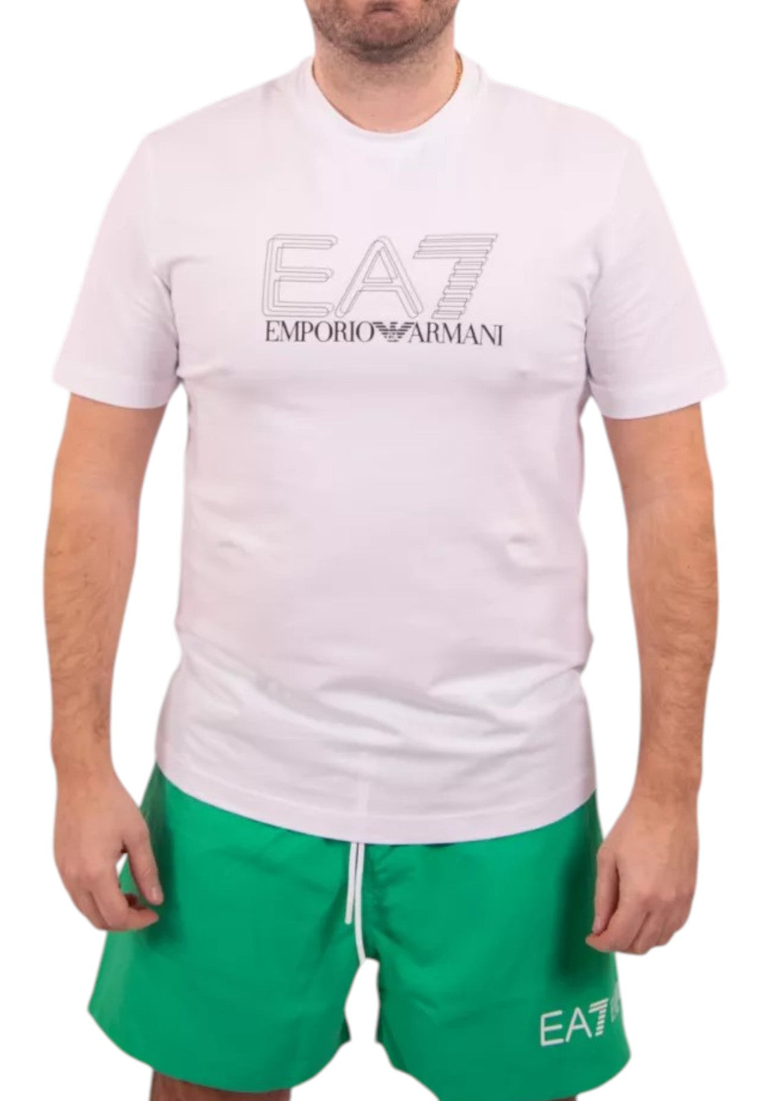T-SHIRT E CANOTTE Bianco/nero Ea7