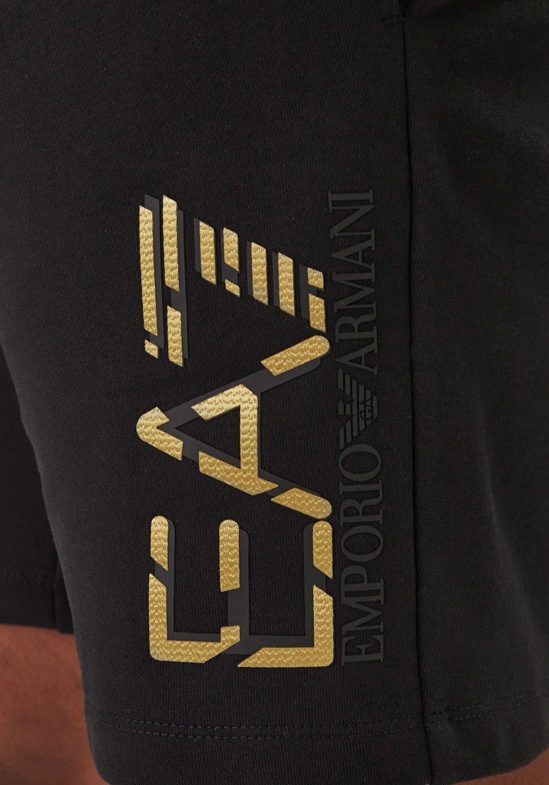 PANTALONCINI Nero/oro Ea7