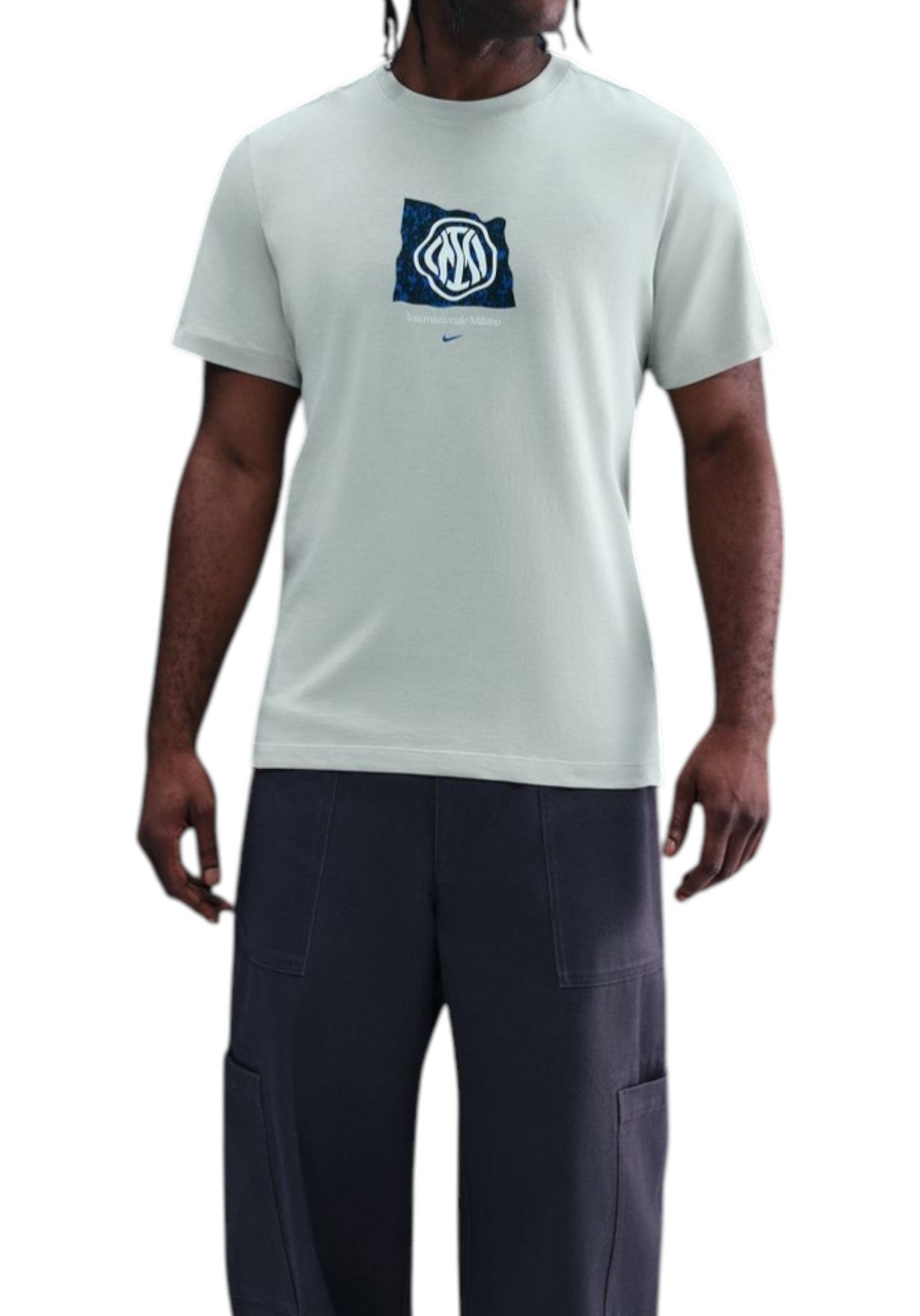 T-SHIRT E CANOTTE Grigio/azzurro Nike