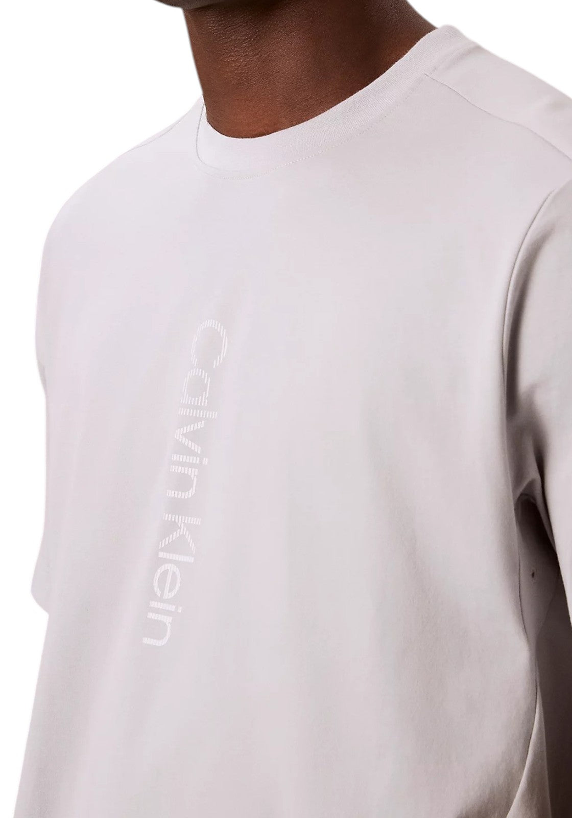 T-SHIRT E CANOTTE Grigio Chiaro Calvin Klein