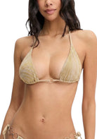 TOP PALESTRA Oro Guess