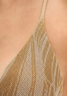 TOP PALESTRA Oro Guess