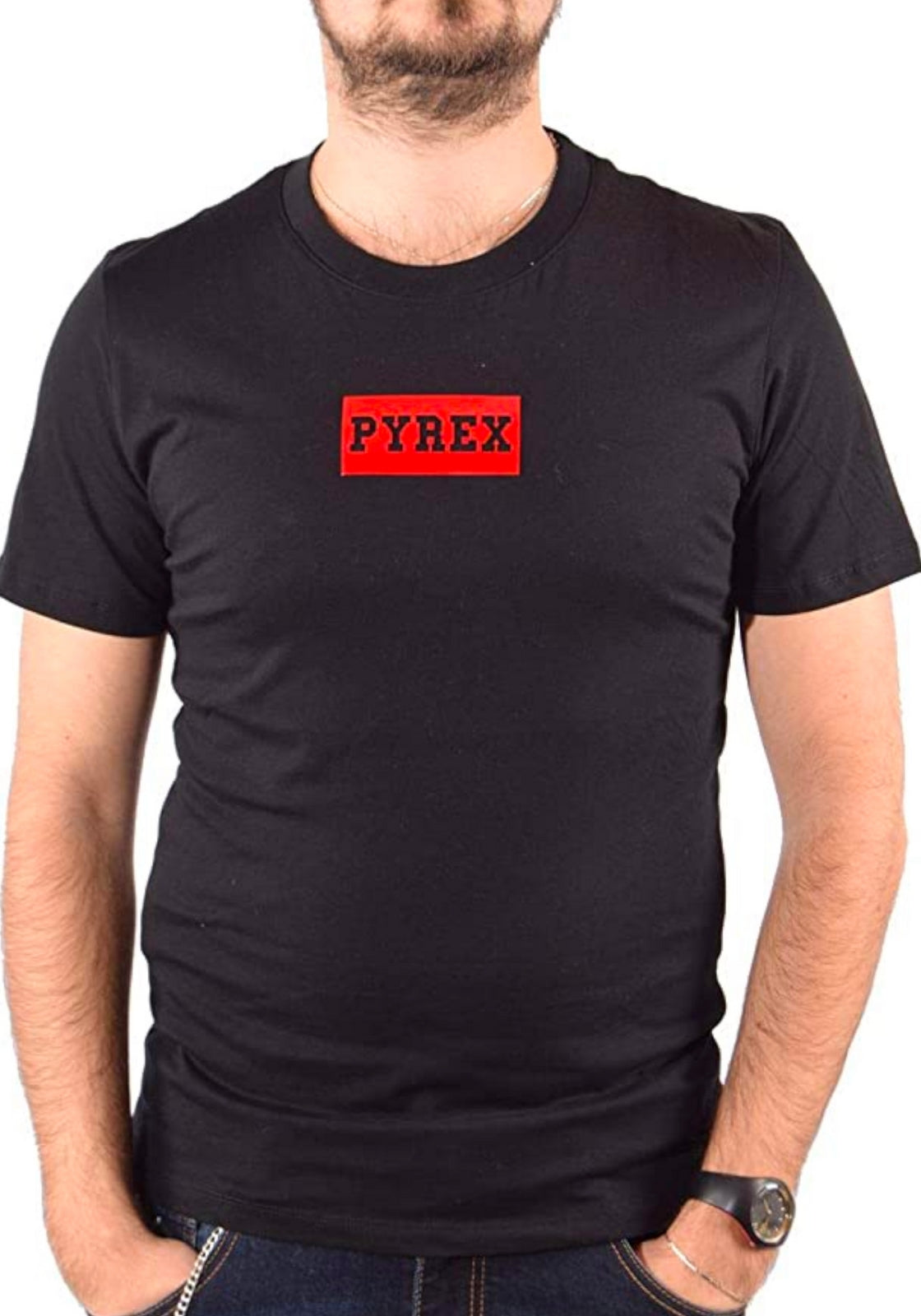 T-SHIRT E CANOTTE Nero Pyrex