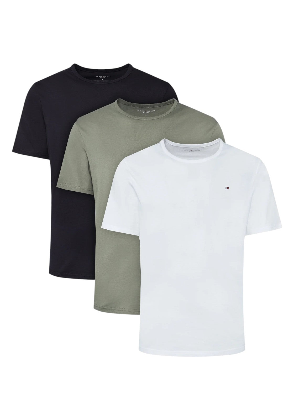 T-SHIRT E CANOTTE Bianco/verde Tommy Hilfiger