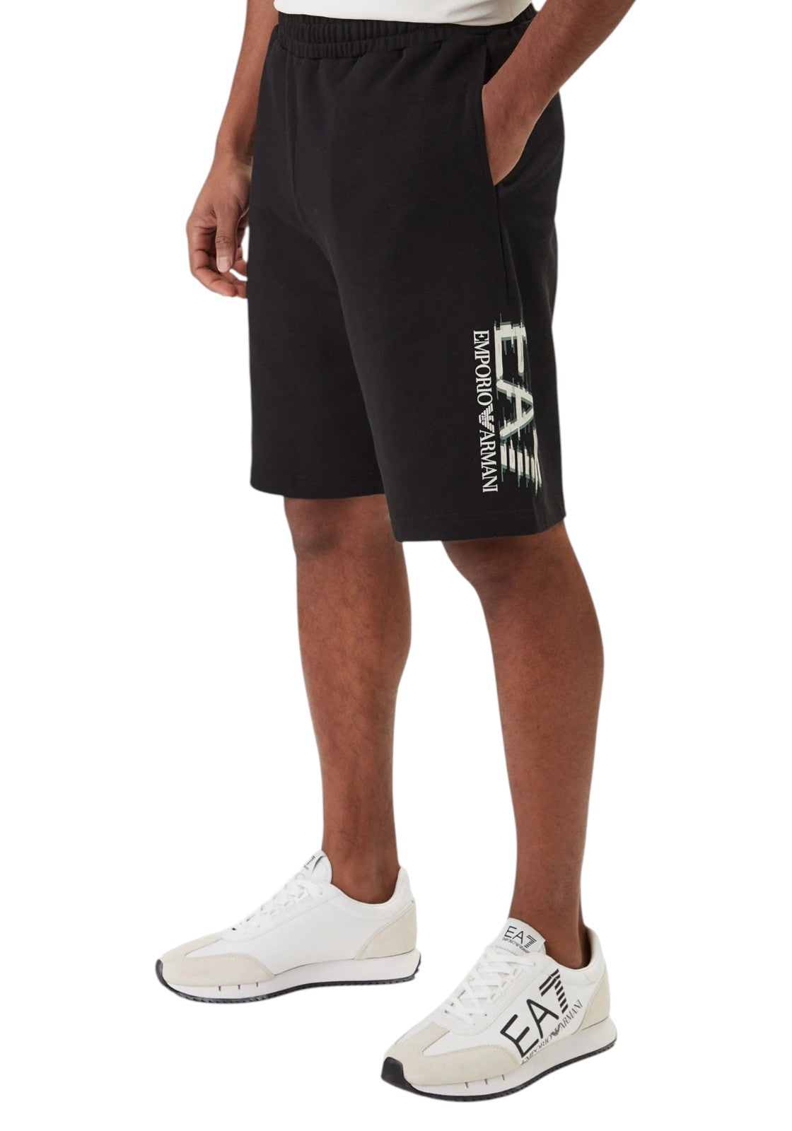 PANTALONCINI Nero/bianco Ea7