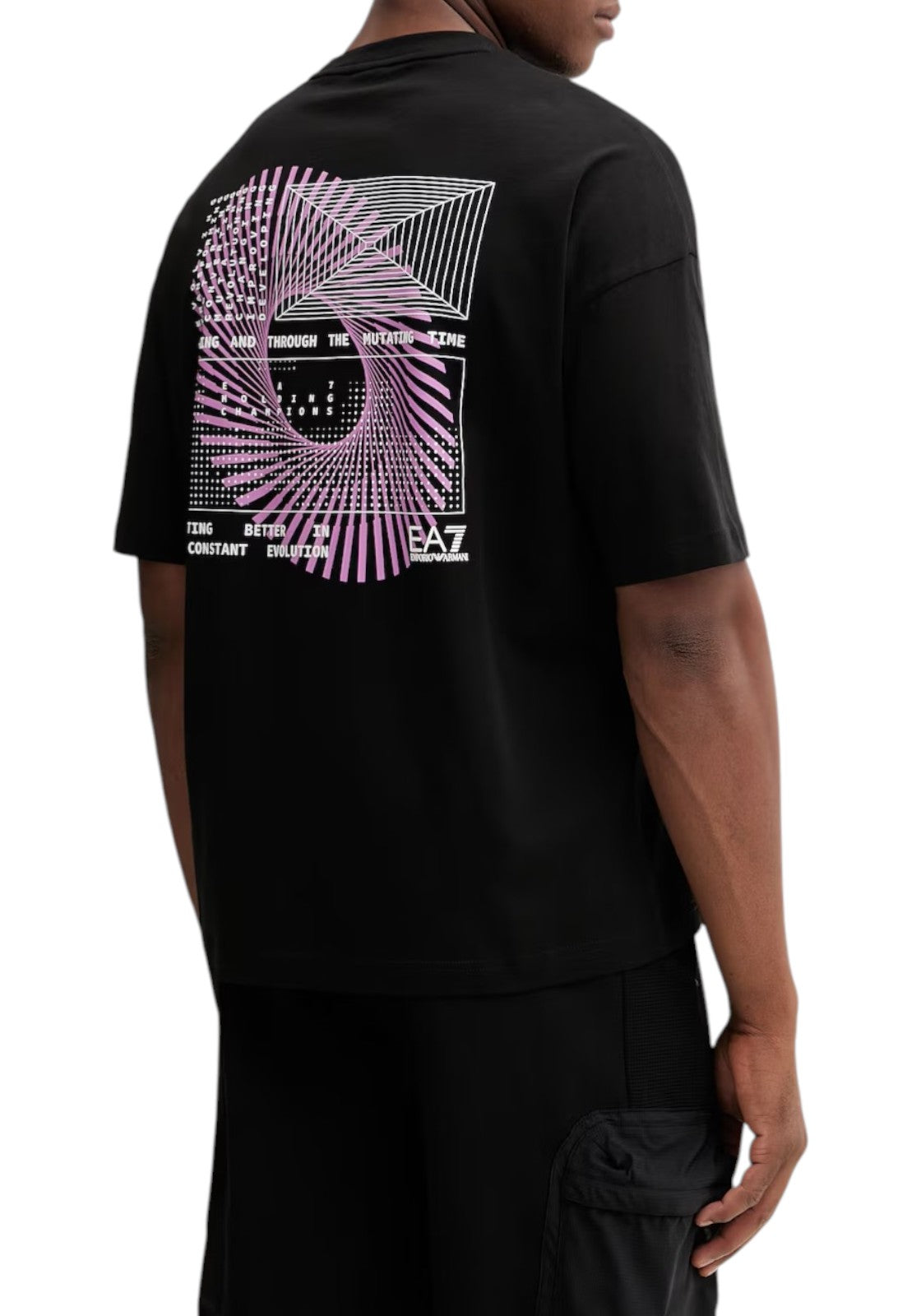 T-SHIRT E CANOTTE Nero/viola Ea7