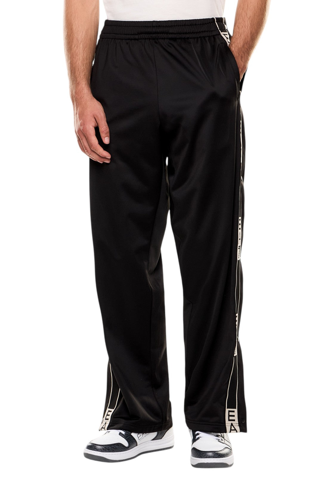 PANTALONI Nero/beige Ea7