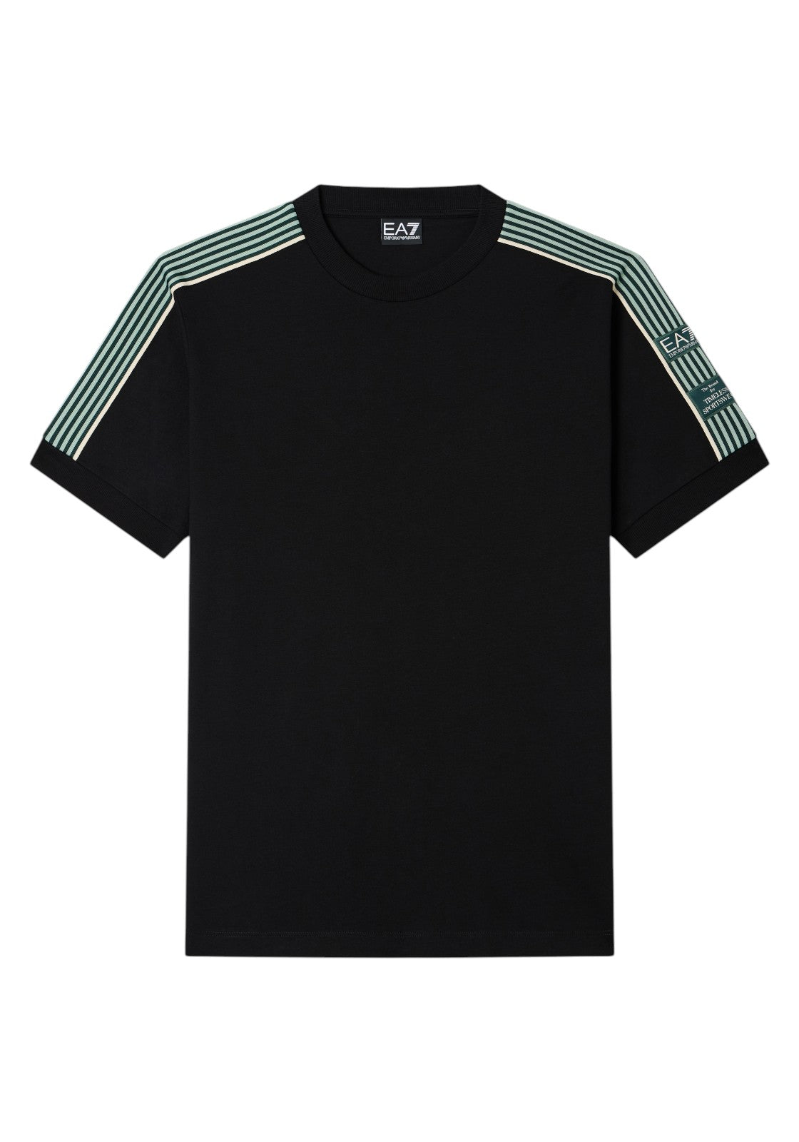 T-SHIRT E CANOTTE Nero/verde Ea7