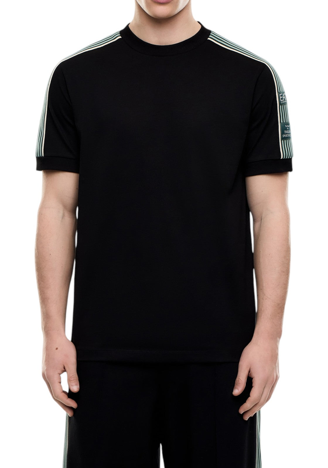 T-SHIRT E CANOTTE Nero/verde Ea7