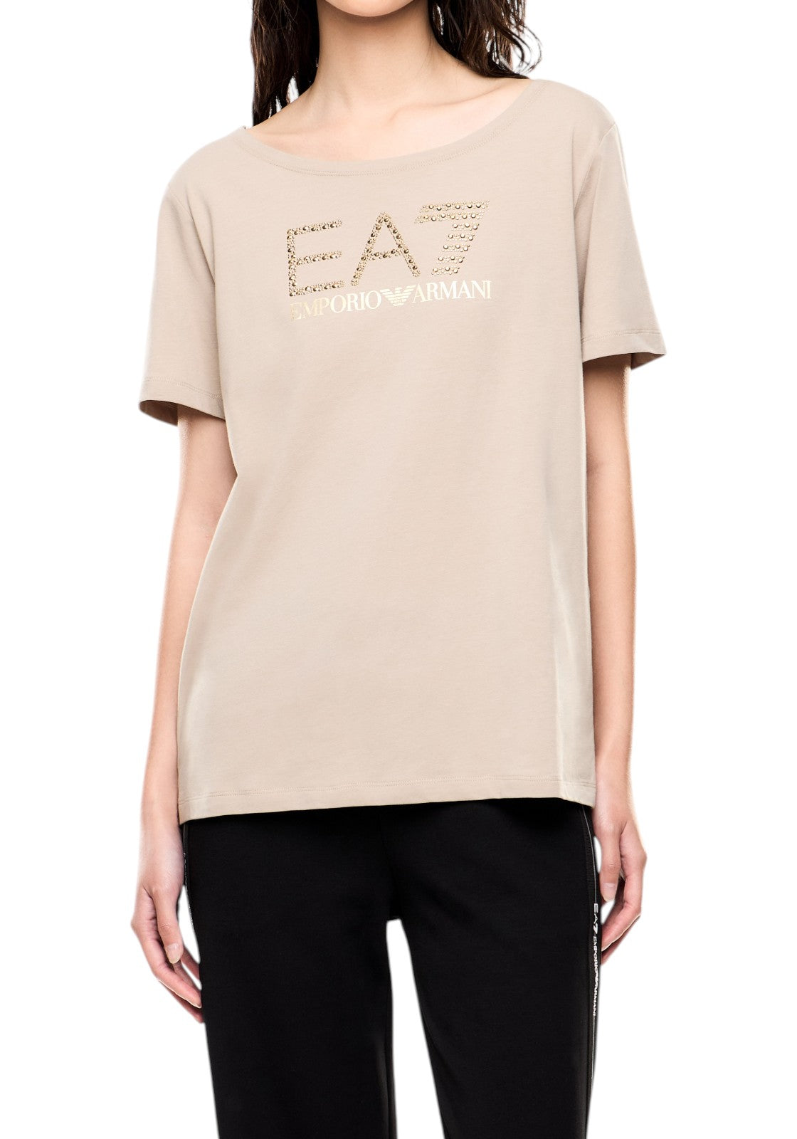 T-SHIRT E CANOTTE Beige/oro Ea7