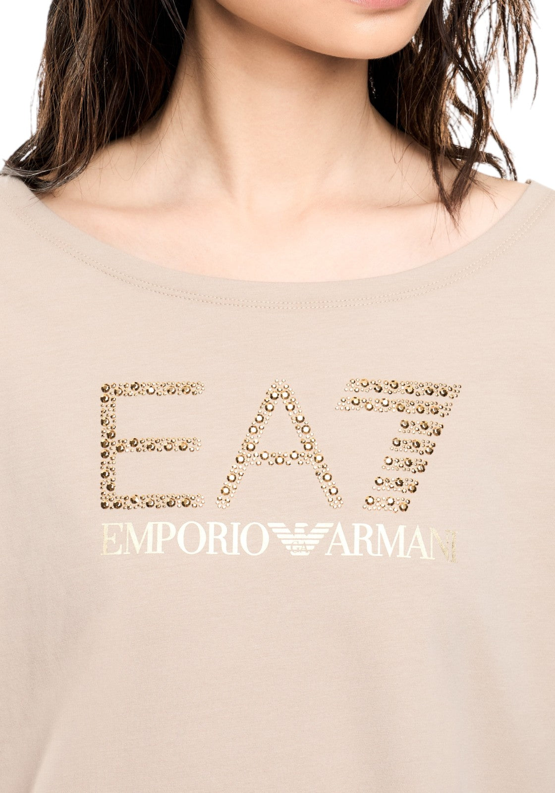 T-SHIRT E CANOTTE Beige/oro Ea7