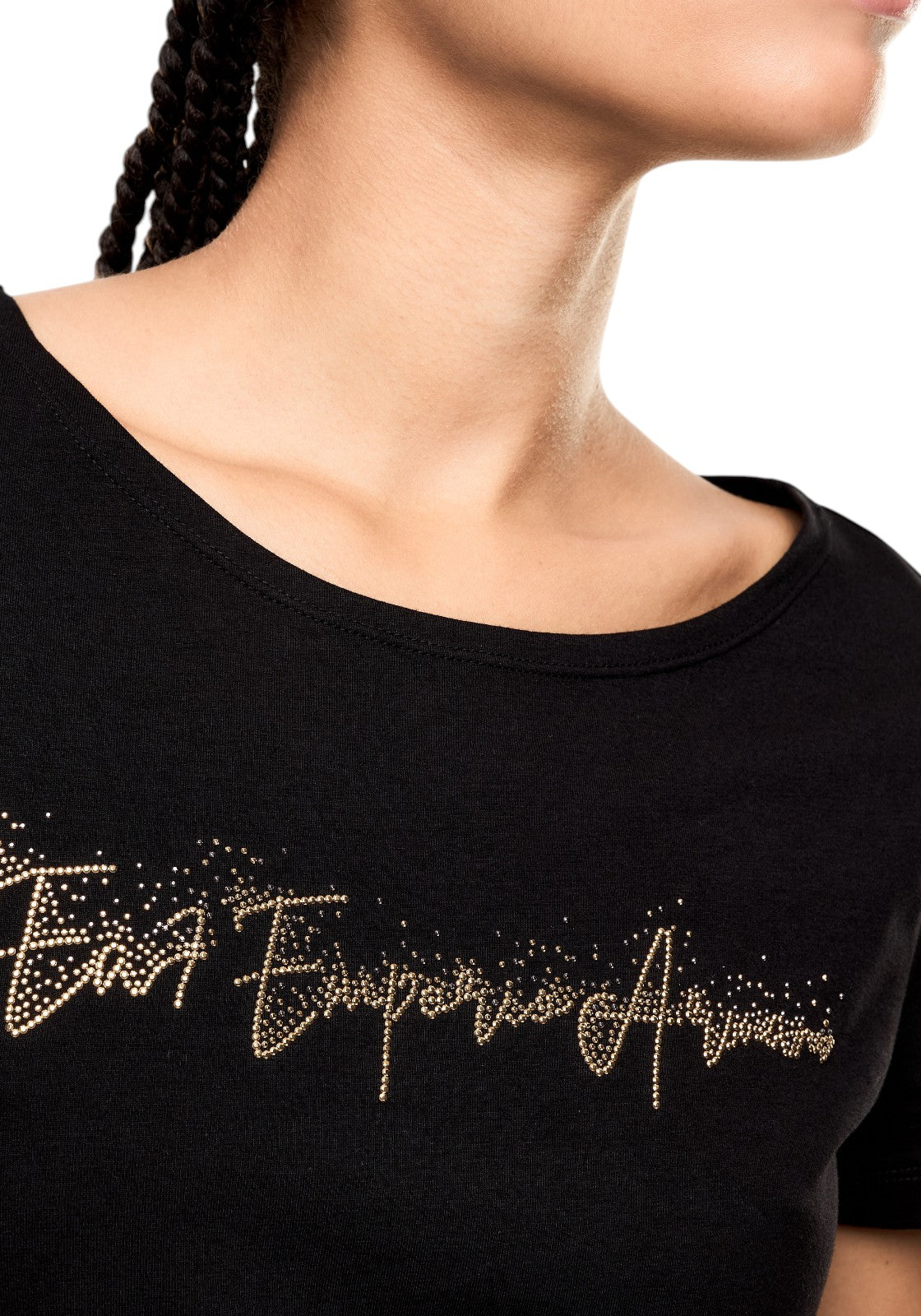 T-SHIRT E CANOTTE Nero/oro Ea7