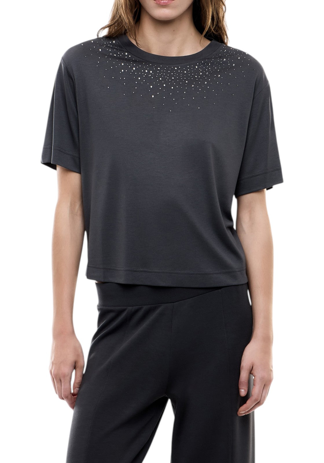 T-SHIRT E CANOTTE Grigio/argento Ea7