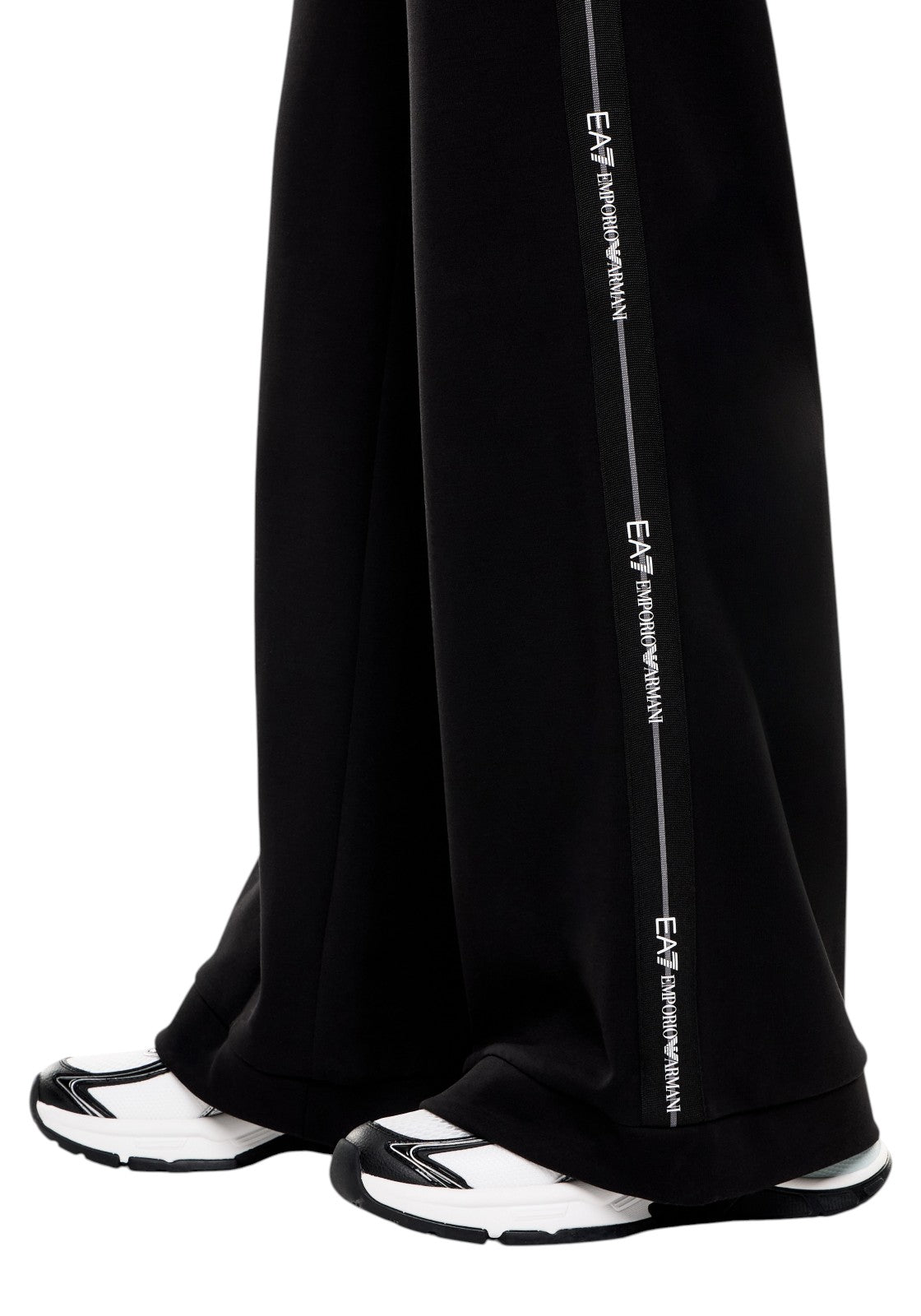 PANTALONI Nero/bianco Ea7