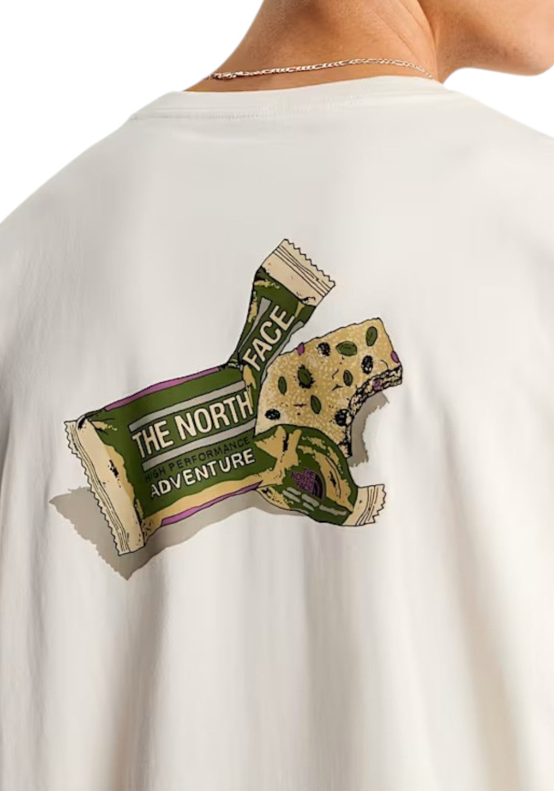 T-SHIRT E CANOTTE Panna/verde The North Face