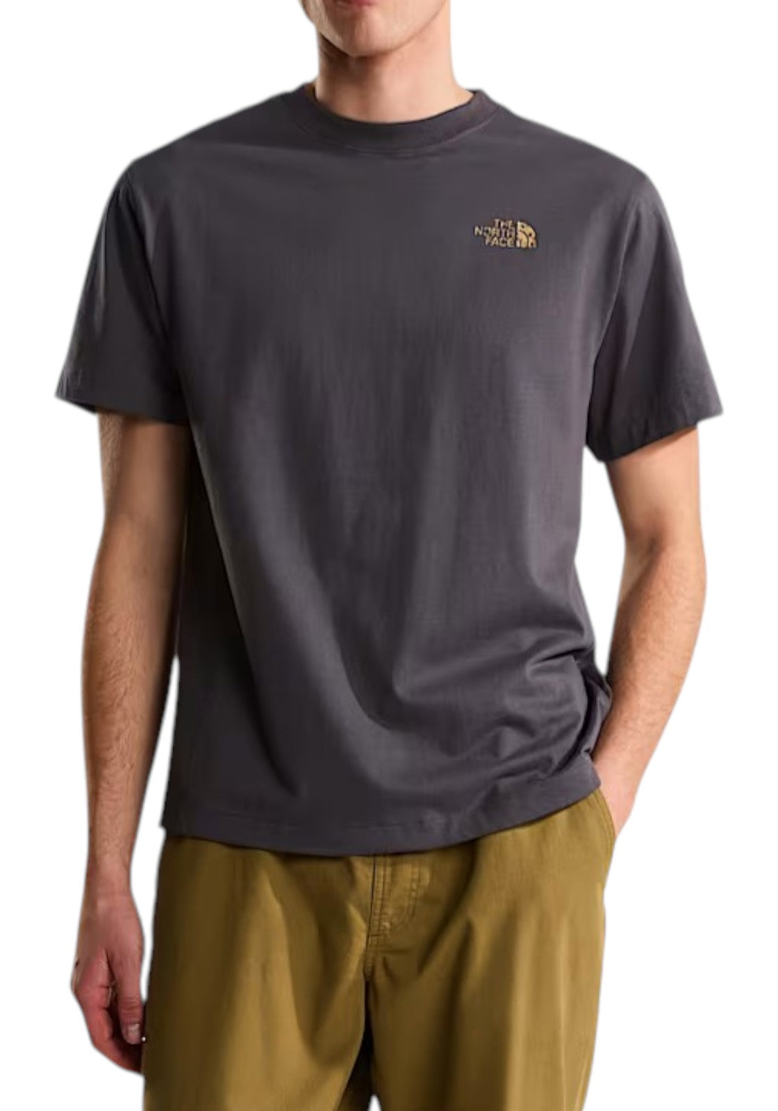 T-SHIRT E CANOTTE Grigio/giallo The North Face