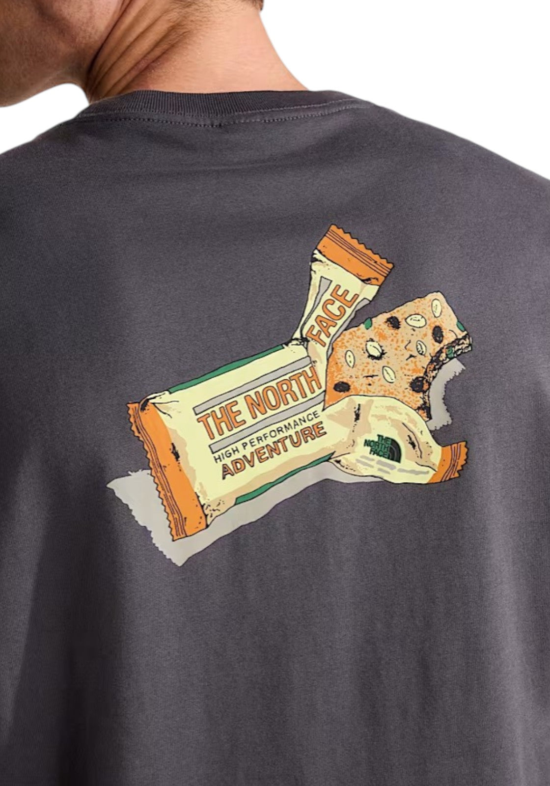 T-SHIRT E CANOTTE Grigio/giallo The North Face