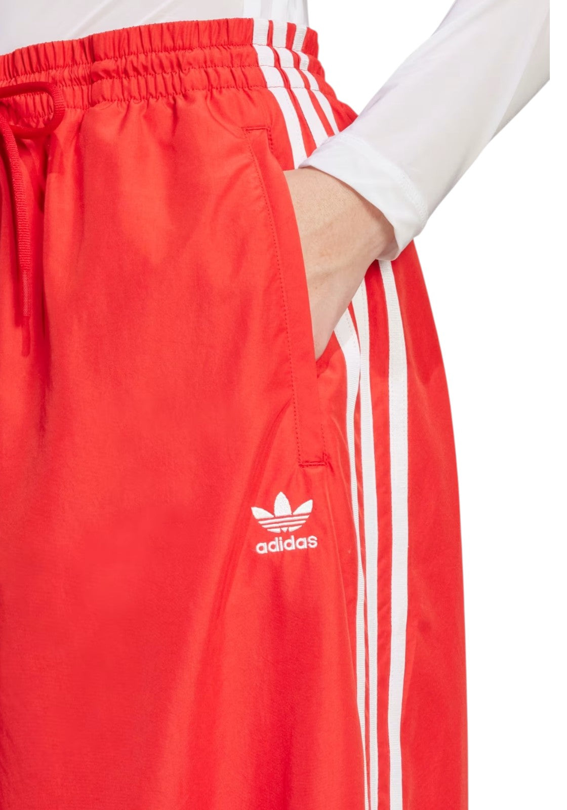 PANTALONI Rosso/bianco Adidas Originals