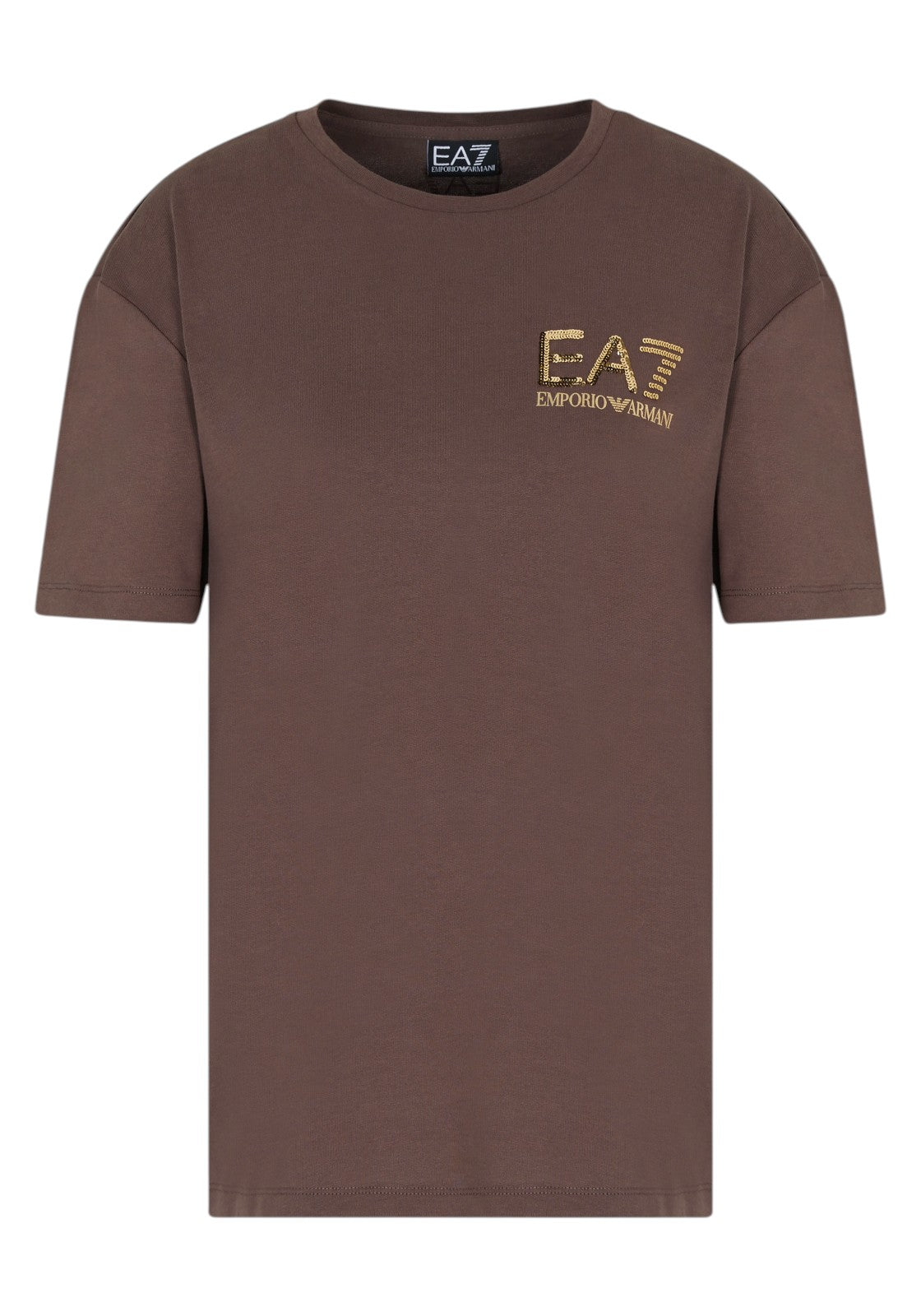 T-SHIRT E CANOTTE Marrone/oro Ea7