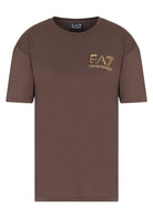 T-SHIRT E CANOTTE Marrone/oro Ea7