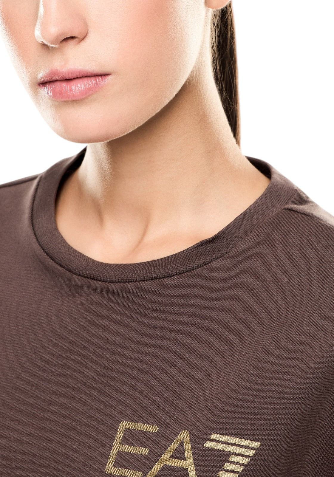 T-SHIRT E CANOTTE Marrone/oro Ea7