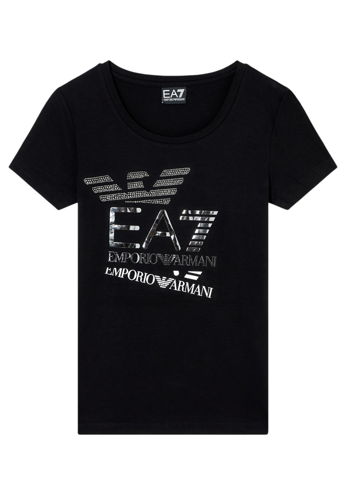 T-SHIRT E CANOTTE Nero/argento Ea7