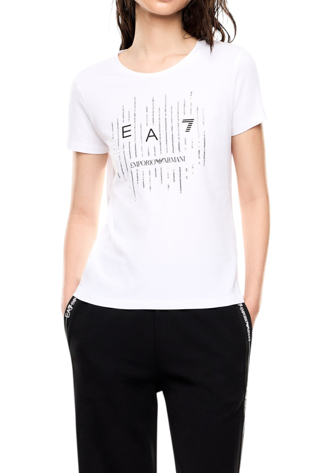 T-SHIRT E CANOTTE Bianco/argento Ea7