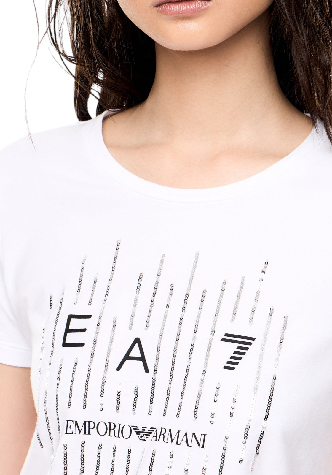 T-SHIRT E CANOTTE Bianco/argento Ea7