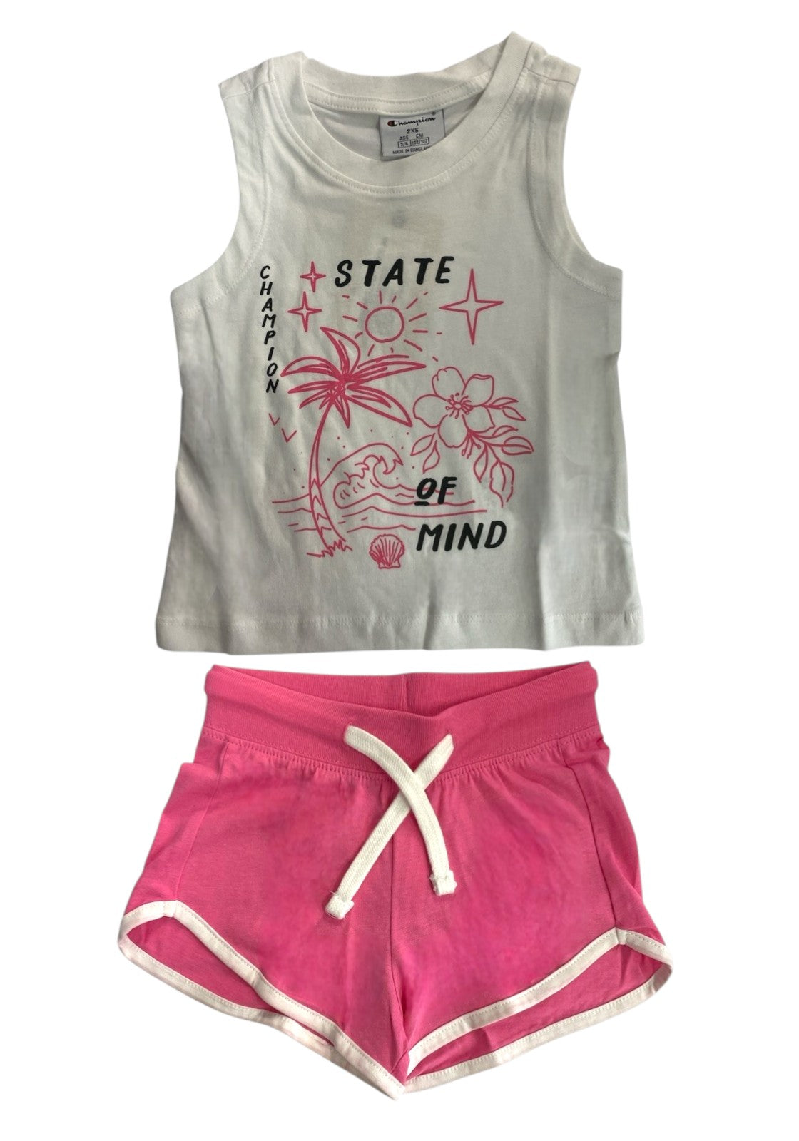 TUTE Bianco/fucsia Champion