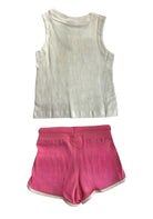 TUTE Bianco/fucsia Champion