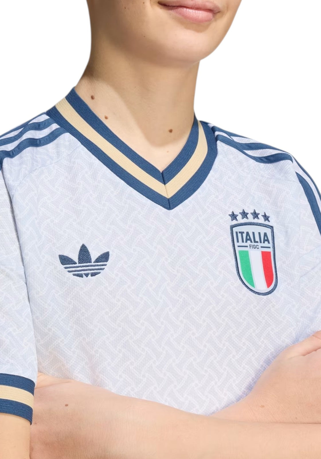 T-SHIRT E CANOTTE Bianco/blu Adidas Originals