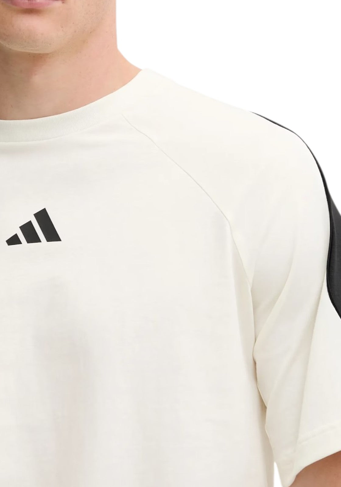 T-SHIRT E CANOTTE Panna/nero Adidas