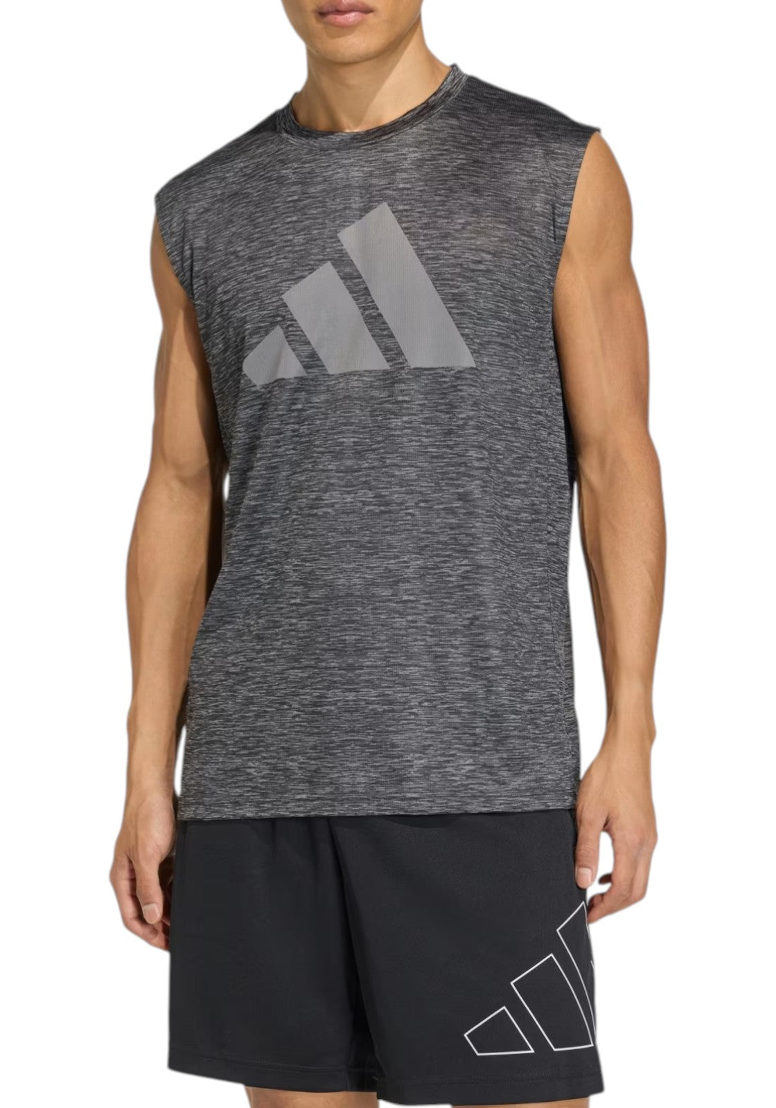 T-SHIRT E CANOTTE Grigio Melange Adidas