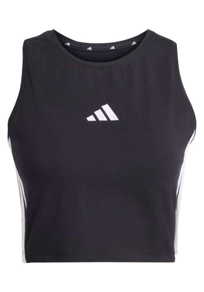 TOP PALESTRA Nero/bianco Adidas