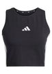TOP PALESTRA Nero/bianco Adidas