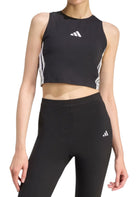 TOP PALESTRA Nero/bianco Adidas