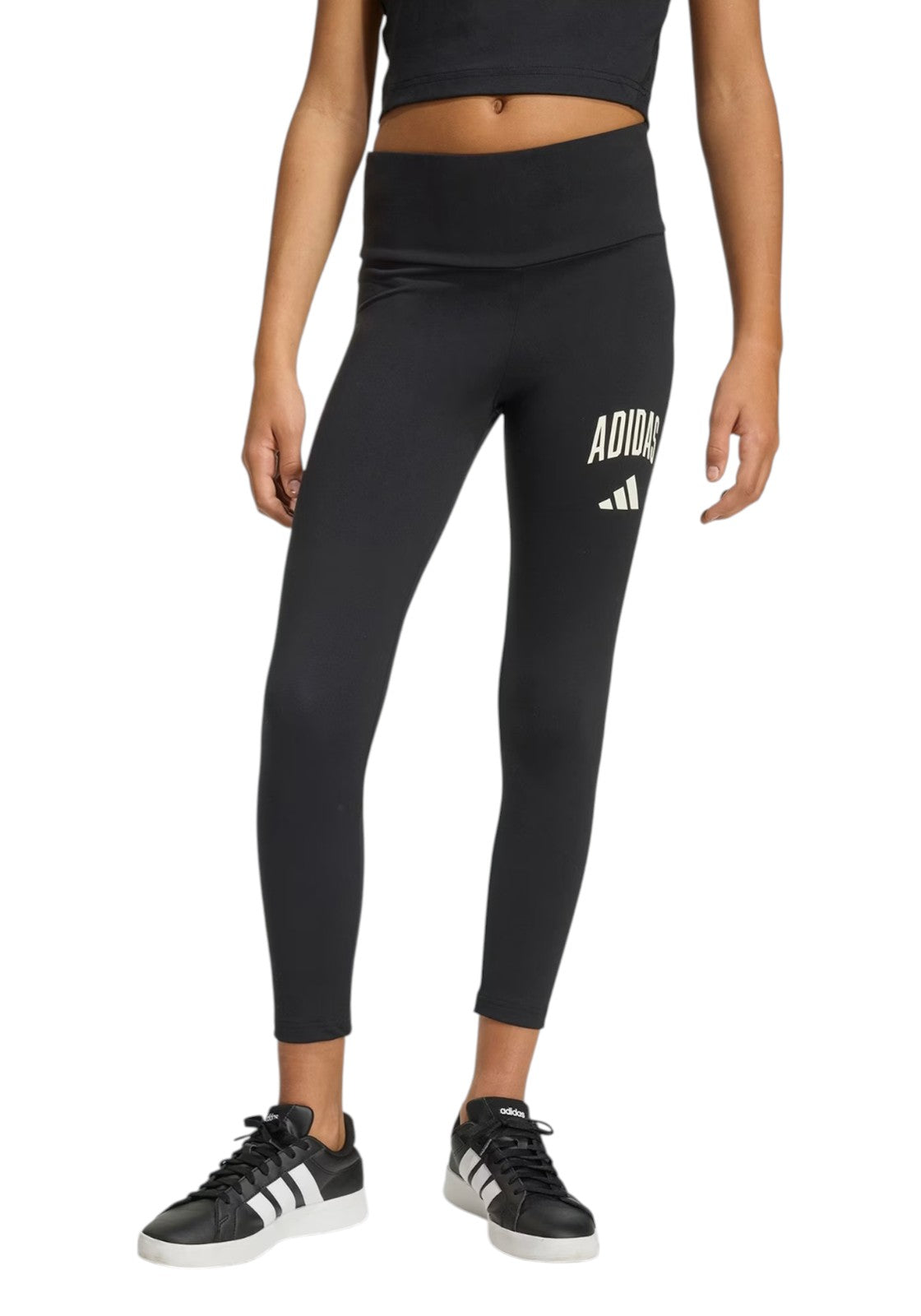 PANTALONI Nero/panna Adidas
